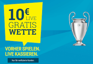CL PSG vs Bayern 10 Euro