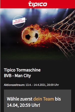 BVB vs City Tipico Tormaschine
