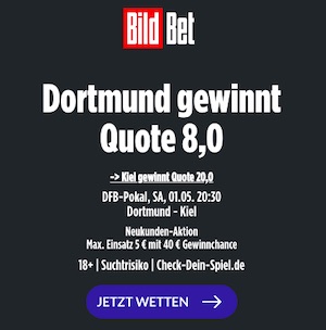 BVB Bildbet vs. Kiel DFB Pokal