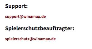 Support Spielerschutz Winamax