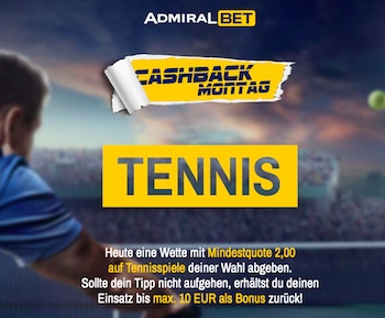 Montag Cashback ADMIRALbet