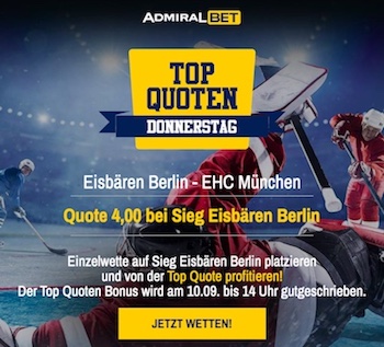 Eisbaeren Berlin EHC Muenchen Admiralbet