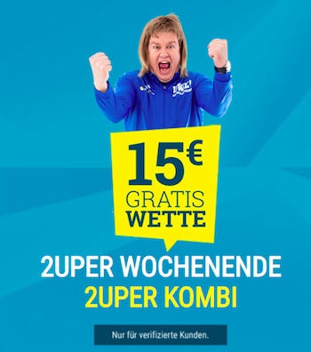 Kombi Wochenende Sportwetten.de 15 Euro