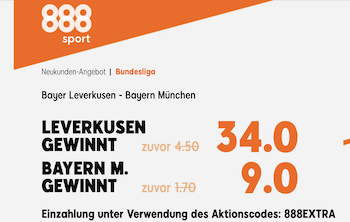 Bayer 04 vs Bayern 888sport