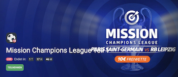 PSG RBL Champions League Betano