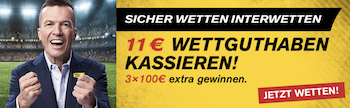 Interwetten CL Runde 3 11 Euro