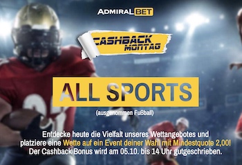 all sports cashback montag admiralbet