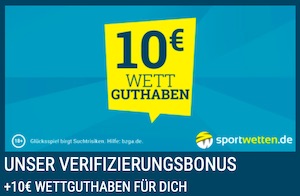 Sportwetten.de Verifizierungsbonus