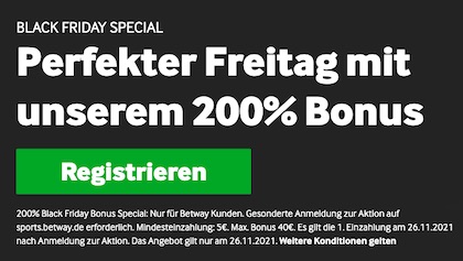 Betway Black Friday