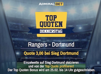 top quoten donnerstag el glasgow bvb admiralbet