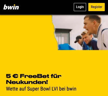 Super Bowl FreeBet bwin