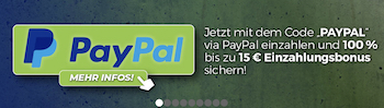 Paypal Bonus by Happybet