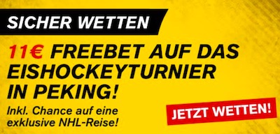 11€ Eishockey FreeBet Interwetten