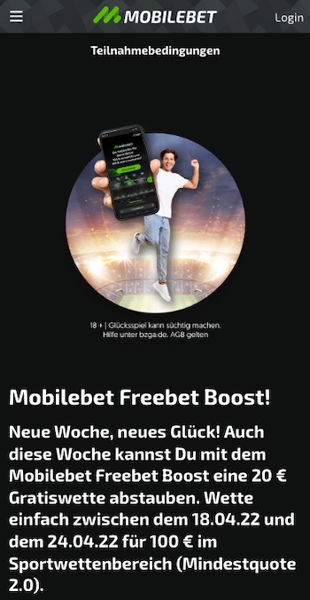 Freebet Mobilebet