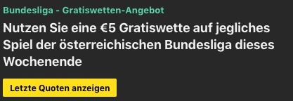 Bet365 5 Euro Gratis zur österreichischen Bundesliga