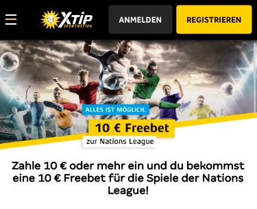 Merkur Sports bietet zur Nations League eine 10€ Freiwette an