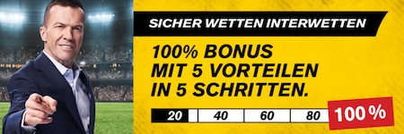 Interwetten Willkommensbonus