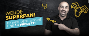 Mit der Superfan-Aktion könnt ih jede Woche Freebets erhalten