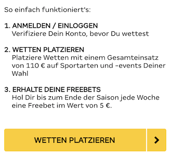 So platziert ihr ganz schnell und einfach eure Wetten die euch zum Superfan machen