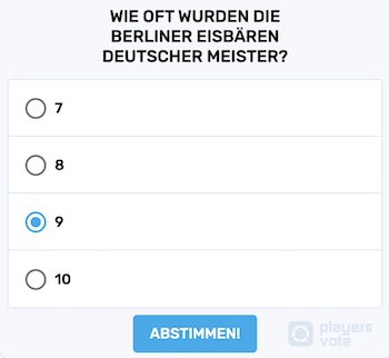 So sieht die Quizfrage für die Verlosung in Berlin aus