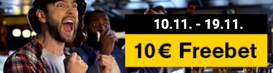 Interwetten FreeBet bis zum 19. November