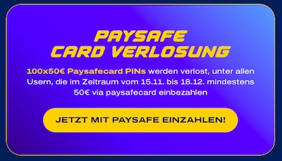 Admiral Paysafe Verlosung zur WM