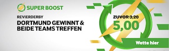 Revierderby Superboost von Betway