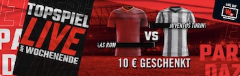 Topspiel zwischen Roma und Juventus bei Winamax