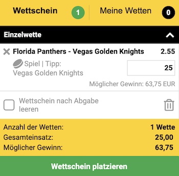 Interwetten Stanley Cup Wette