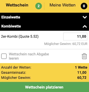 Interwetten Schein