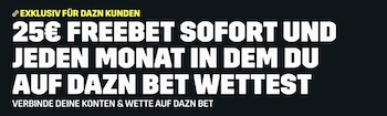 DAZN Bet Gutschein Bestandskunden