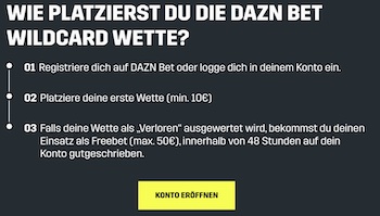 DAZN BET Gutschein